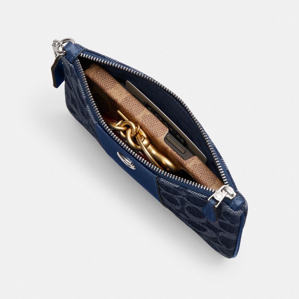 Coach In Silver/deep Blue Multi