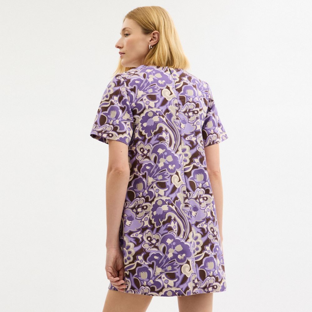 COACH®,Canvas T Shirt Dress In Regenerative Cotton,,Scale View