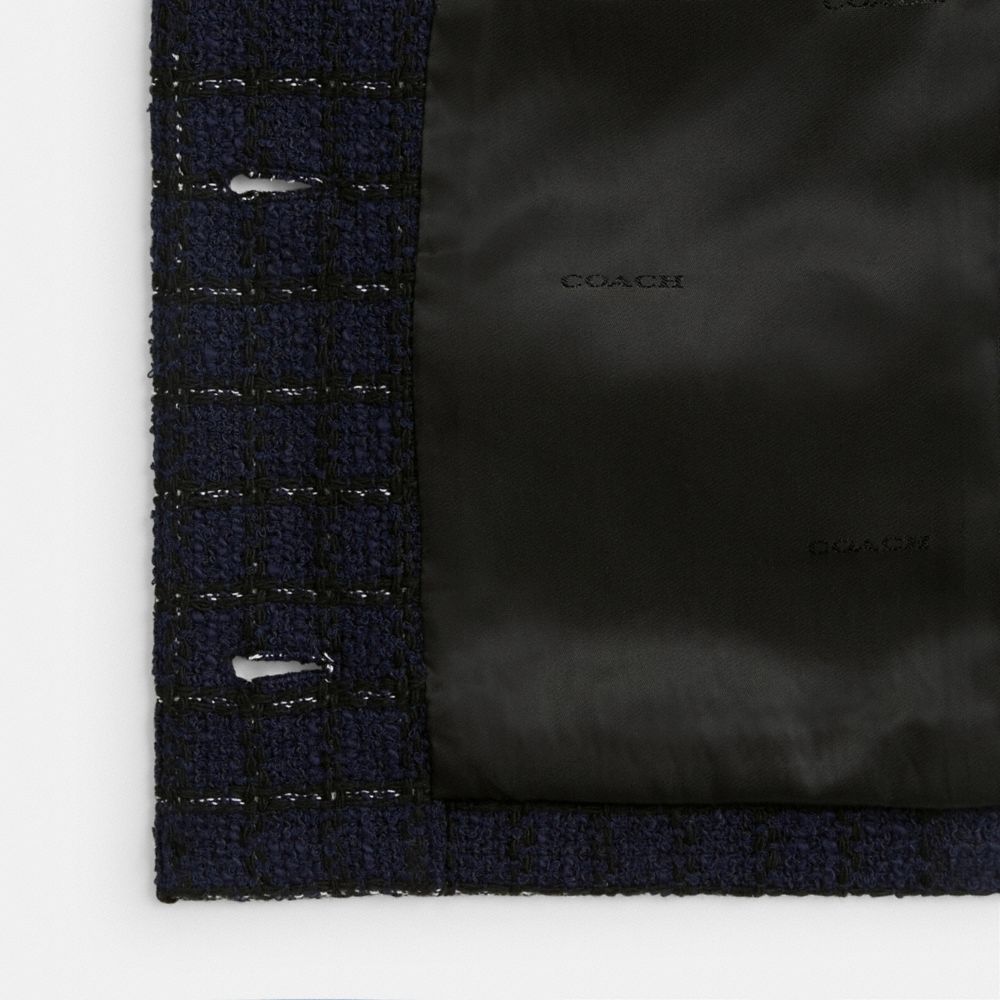 COACH®,Heritage C Boucle Vest,,Inside View,Top View