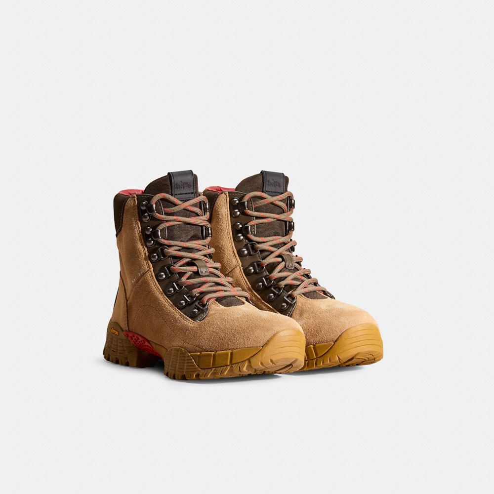 Coach Restored Hybrid  City Hiker Boot In Peanut