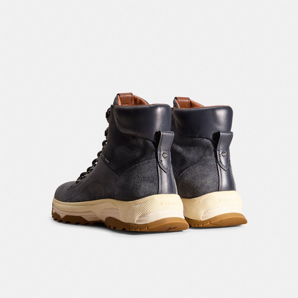 Coach Restored  City Hiker Boot In Midnight Navy