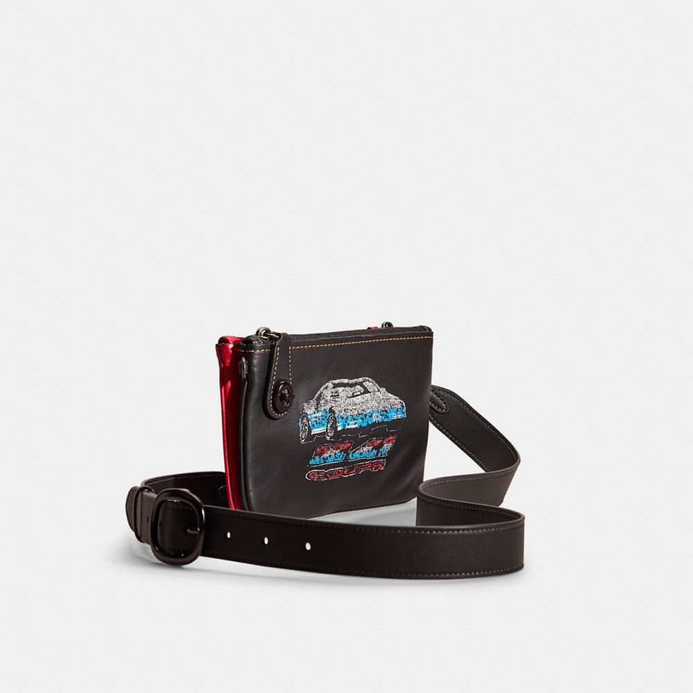 COACH®,Étain/Noir,Angle View