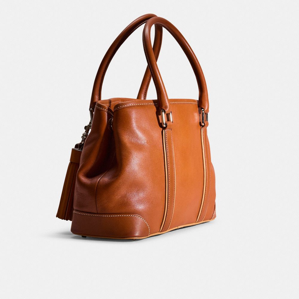 COACH®,Upcrafted Vintage Hamptons Small Carryall,,Angle View