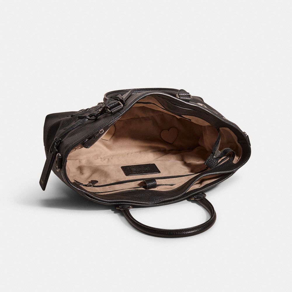 COACH®,Upcrafted Metropolitan Tote,,Inside View,Top View