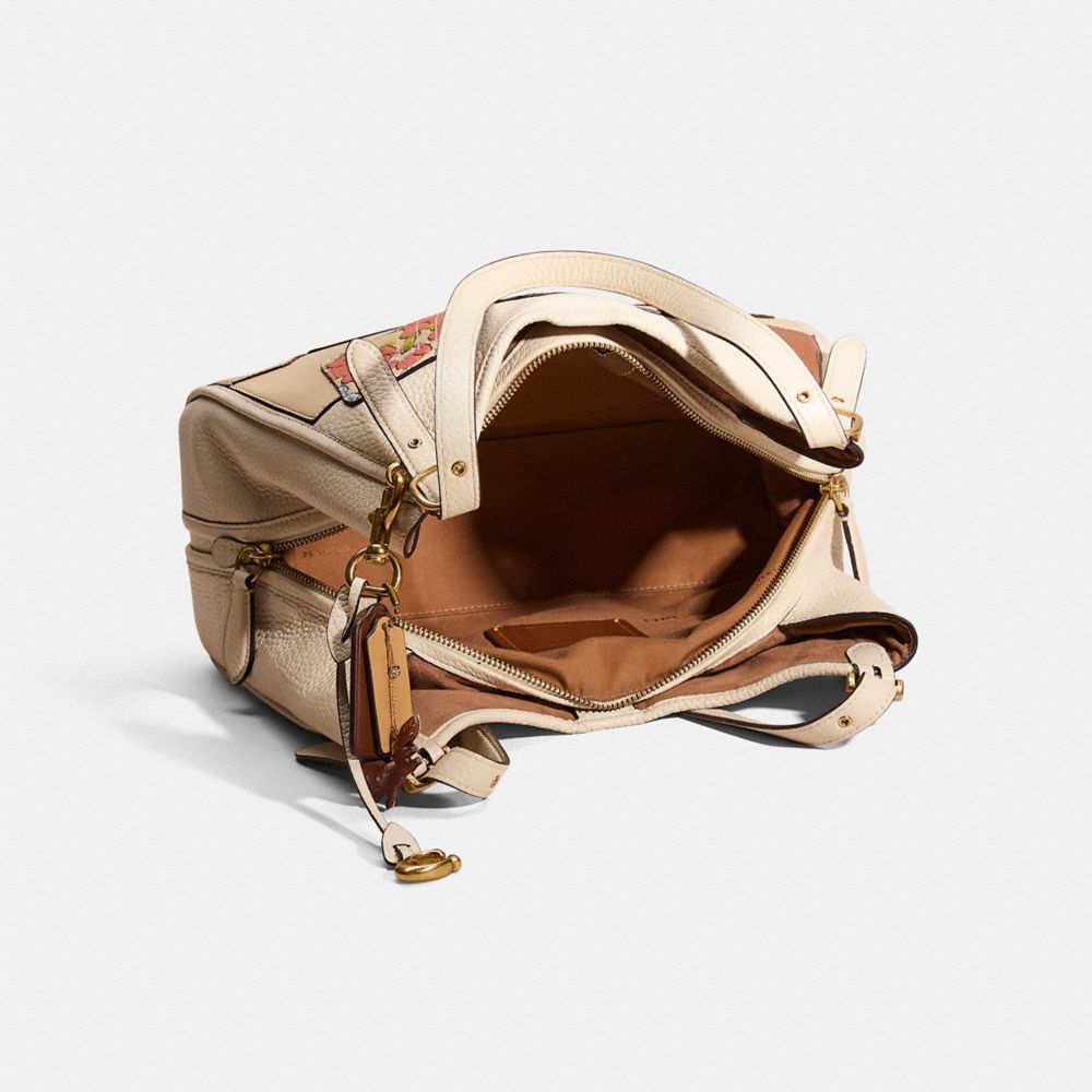 COACH®,Upcrafted Lori Shoulder Bag,,Inside View,Top View