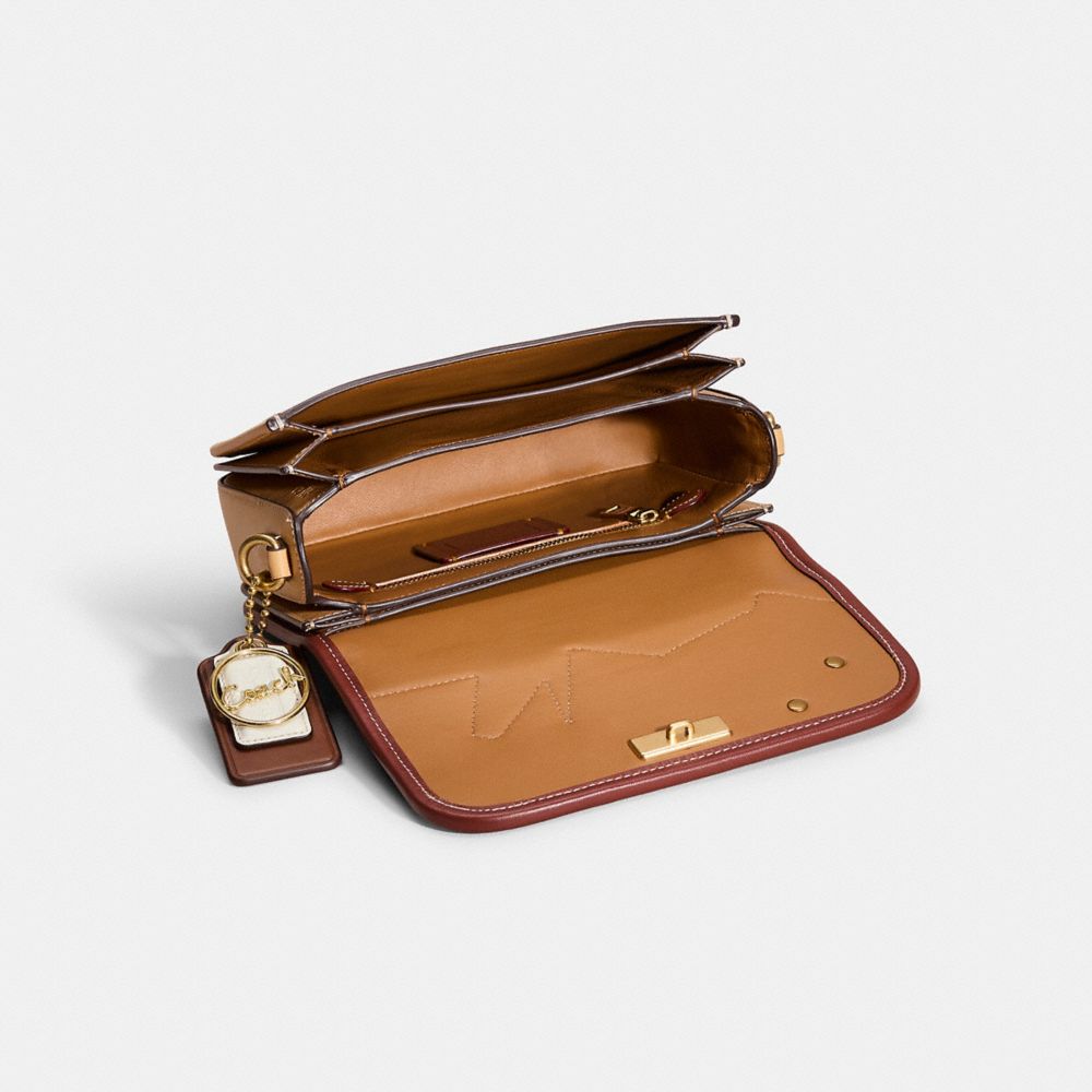 COACH®,Upcrafted Rogue Top Handle Bag,,Inside View,Top View