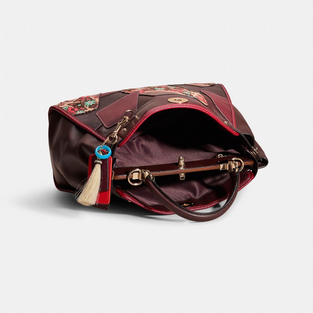 COACH®,Upcrafted Gramercy Satchel,,Inside View,Top View