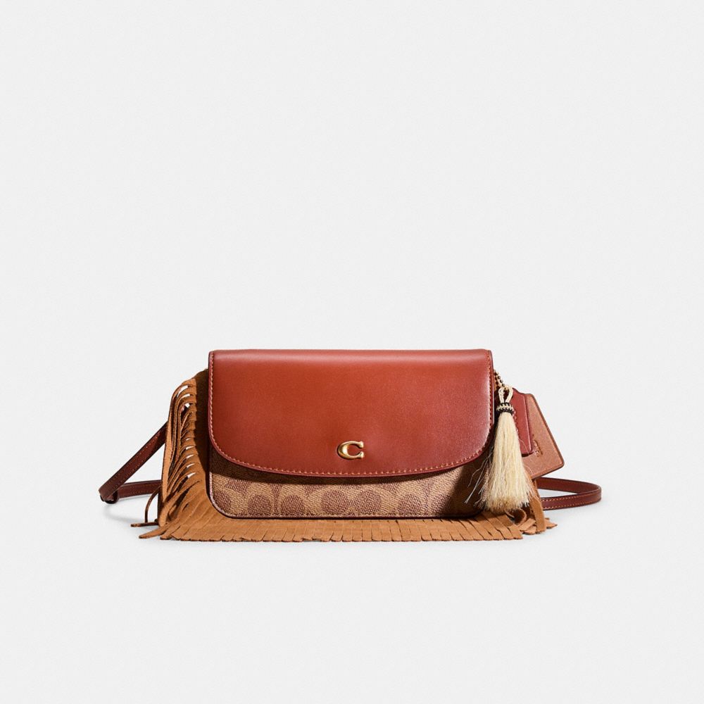 COACH®,Upcrafted Hayden Crossbody Bag In Signature Canvas,,Front View