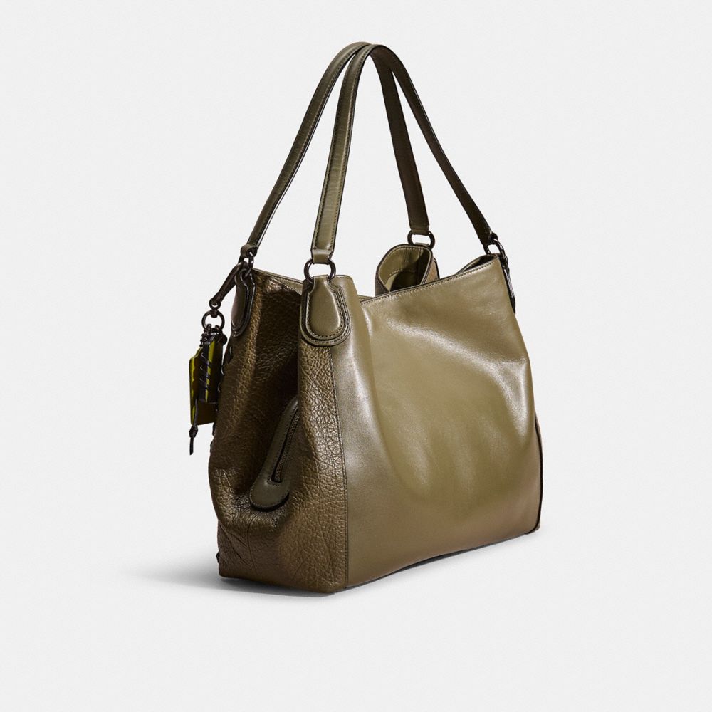 COACH®,Upcrafted Edie Shoulder Bag 31,,Angle View