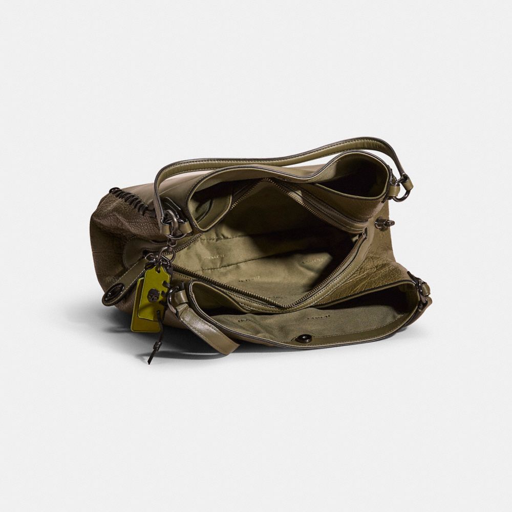 COACH®,Upcrafted Edie Shoulder Bag 31,,Inside View,Top View