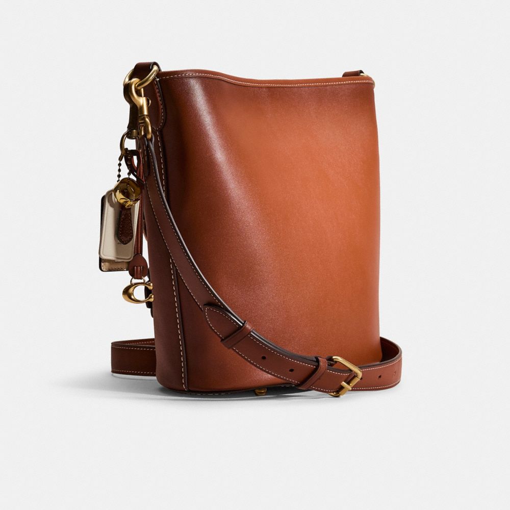 COACH®,Upcrafted Dakota Bucket Bag,,Angle View
