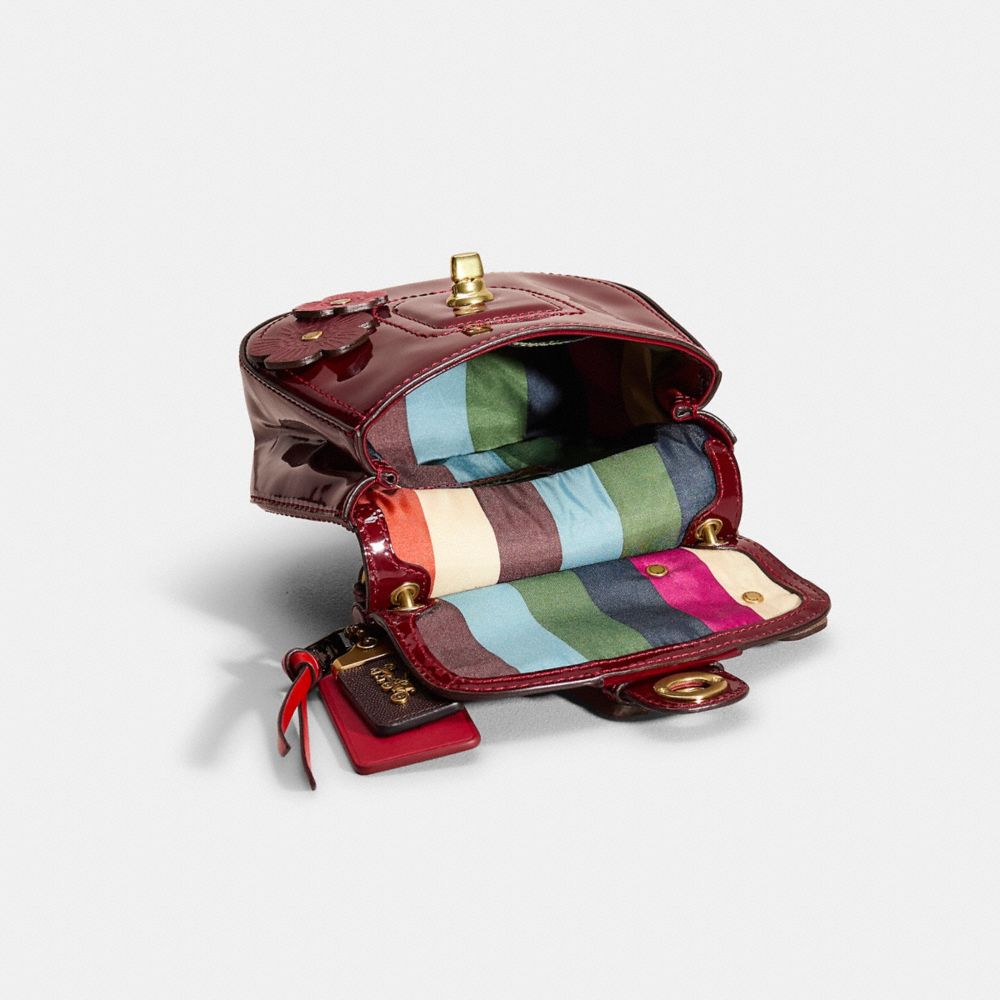 COACH®,Upcrafted Patent Mini Willis Bag,,Inside View,Top View