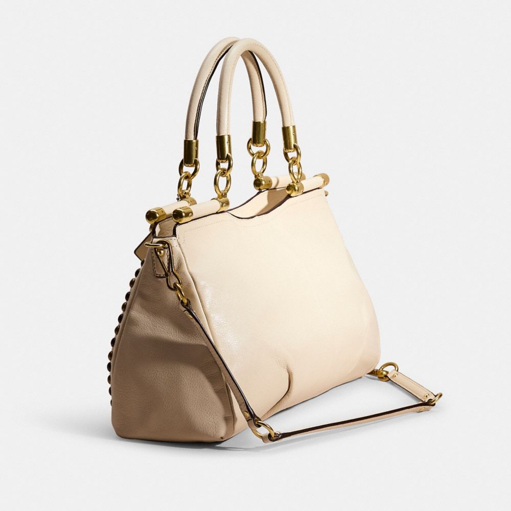 COACH®,Upcrafted Carrie Satchel,,Angle View