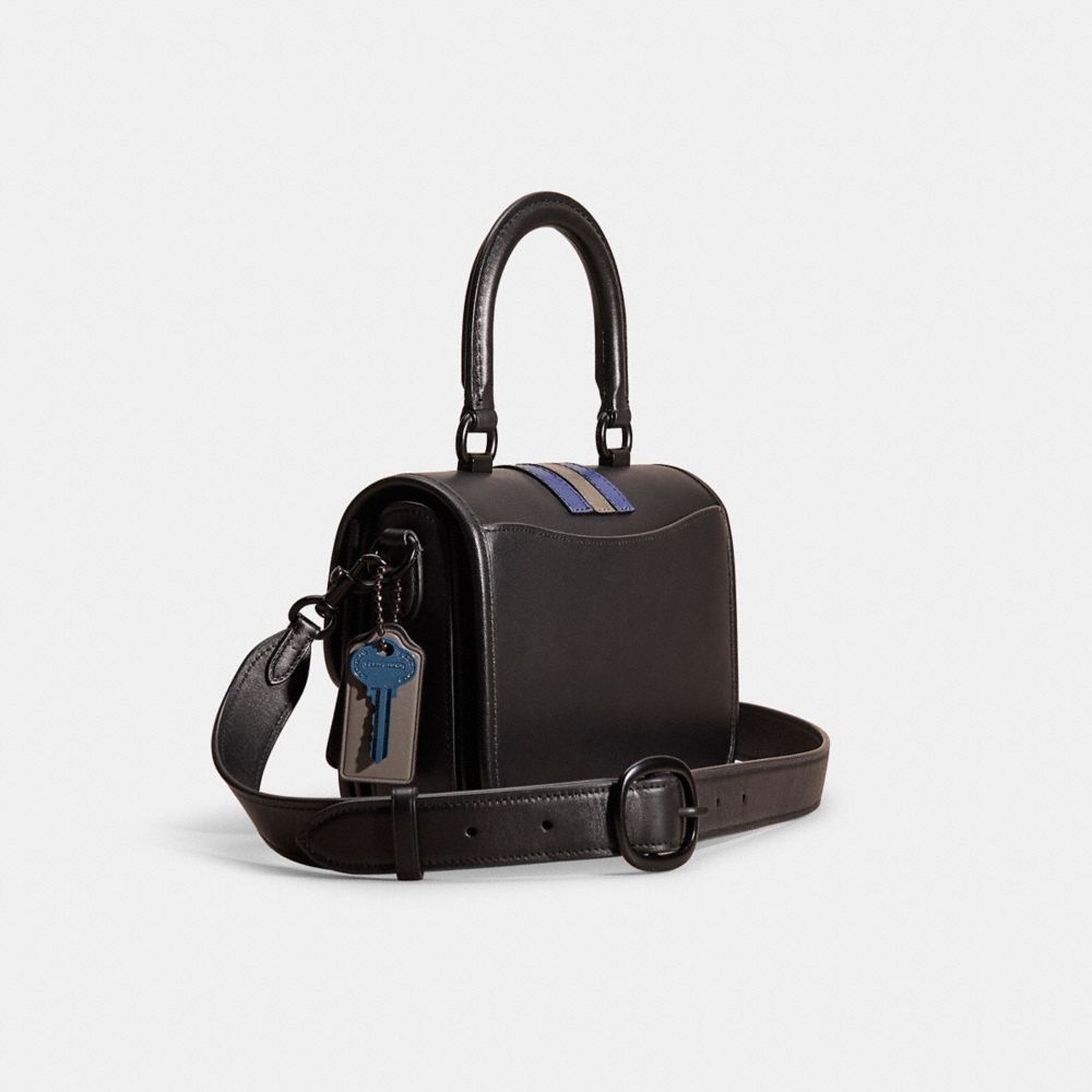 COACH®,Upcrafted Rogue Top Handle Bag,,Angle View
