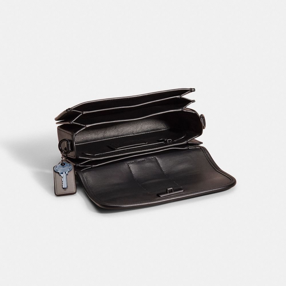 COACH®,Upcrafted Rogue Top Handle Bag,,Inside View,Top View