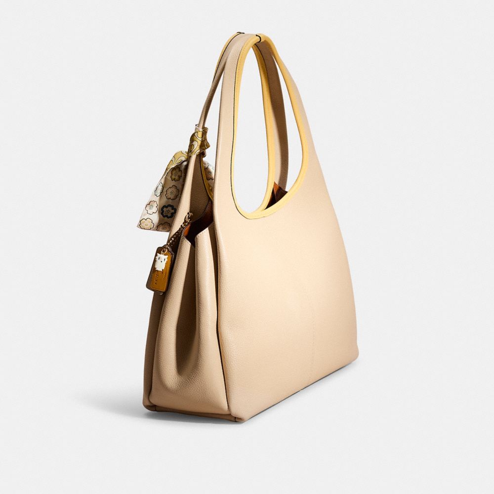 COACH®,Upcrafted Lana Shoulder Bag,,Angle View