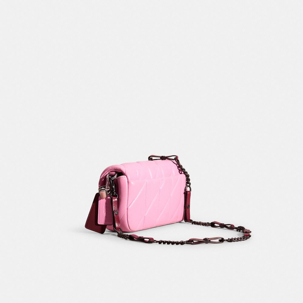 COACH®,Upcrafted Tabby Crossbody Wristlet With Pillow Quilting,,Angle View