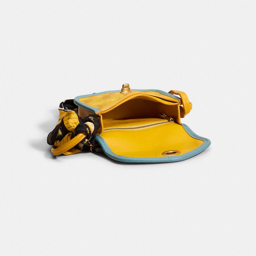 小物 COACH Heritage Turnlock Bag Charm Yellow COACH® Outlet | Heritage Turnlock Bag Charm
