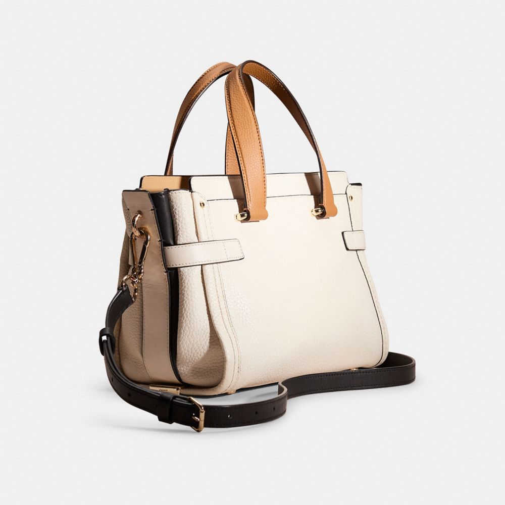 COACH®,Upcrafted Coach Swagger 27 In Colorblock,,Angle View