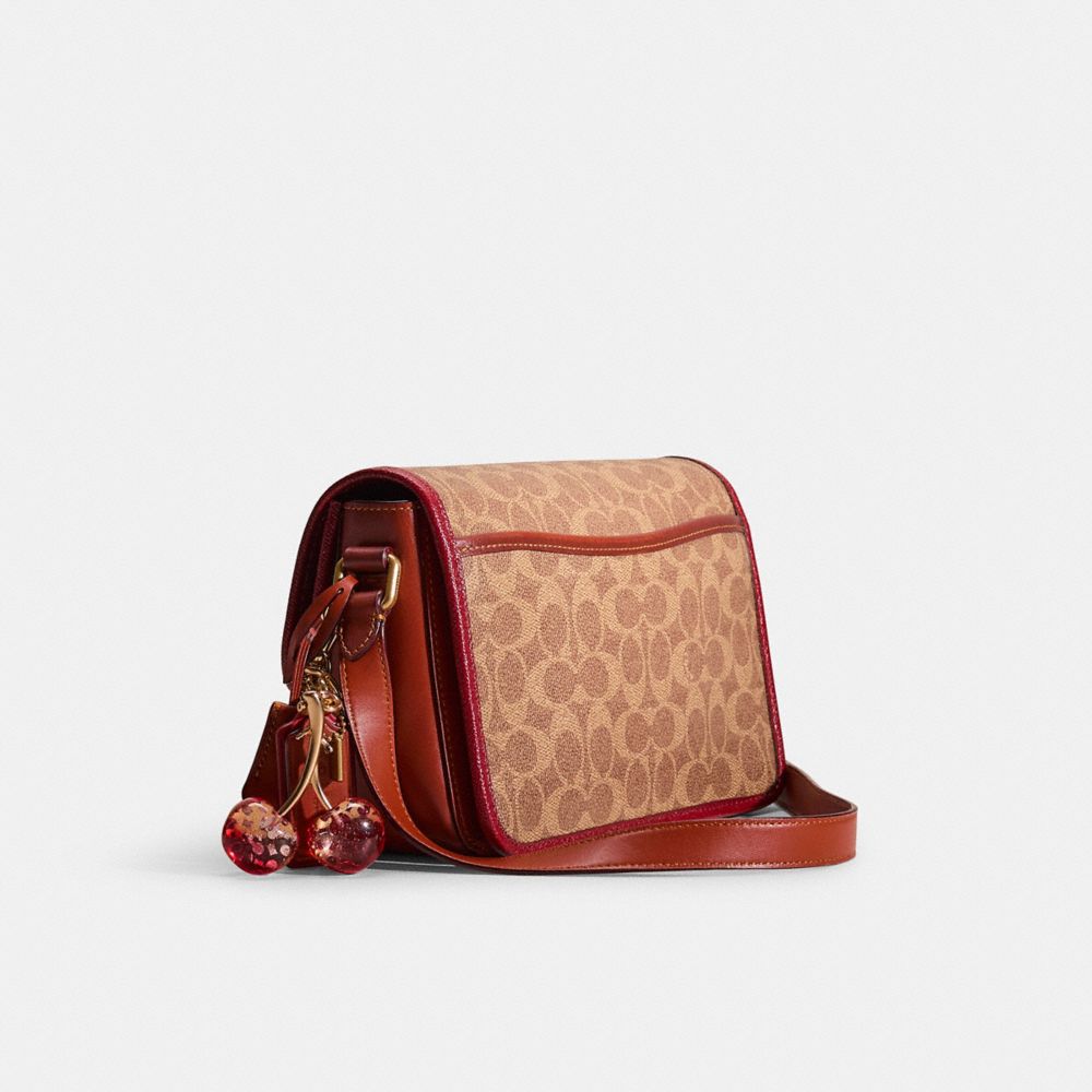 COACH®,Upcrafted Studio Shoulder Bag In Signature Canvas,,Angle View