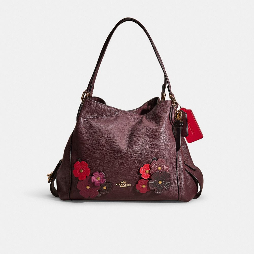 Purchases Coach Oxblood Shoulder Bag