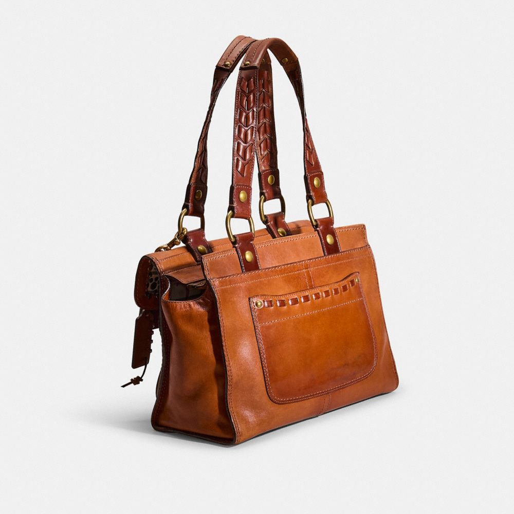 COACH®,Upcrafted Bleecker Shopper Bag,,Angle View