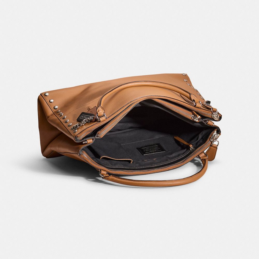 COACH®,Upcrafted Large Borough Bag,,Inside View,Top View