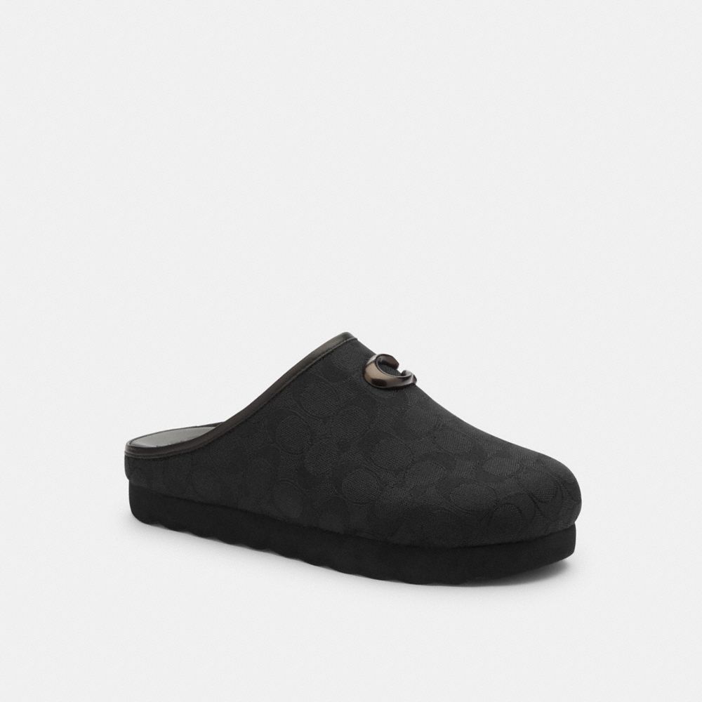 COACH®,Hadley Slipper In Signature Textile Jacquard,,Front View