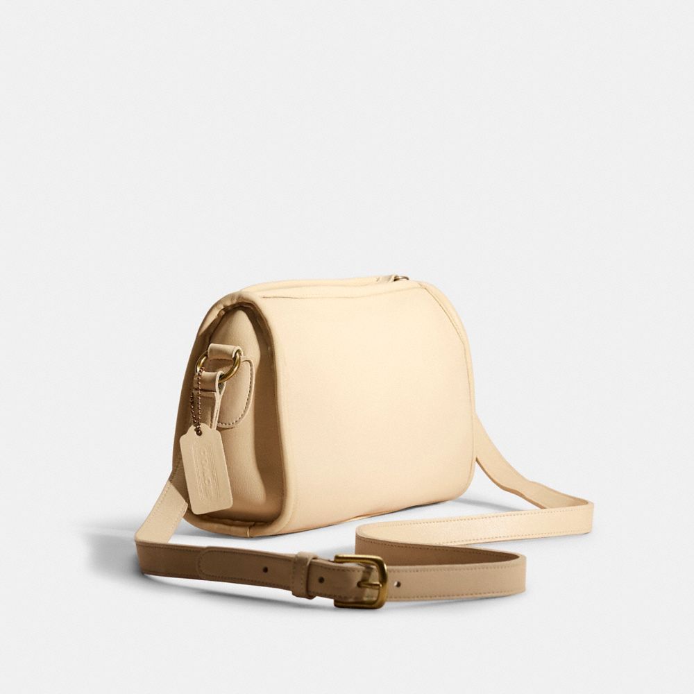 COACH®,Vintage Austin Bag,Beige,Angle View