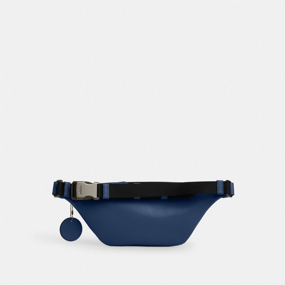 COACH®,Warren Mini Belt Bag In Colorblock Signature Canvas,,Back View