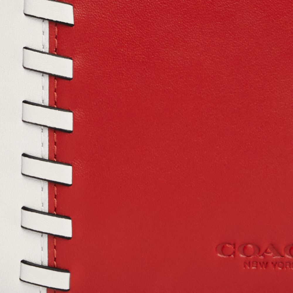 COACH®,3 In 1 Wallet With Whipstitch,Red,Closer View