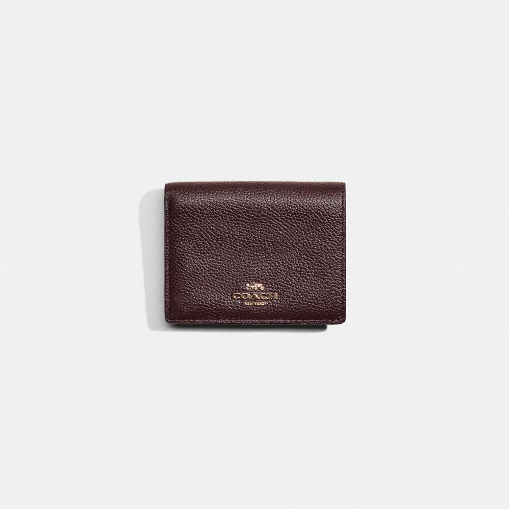 COACH RESTORED SMALL SNAP WALLET 