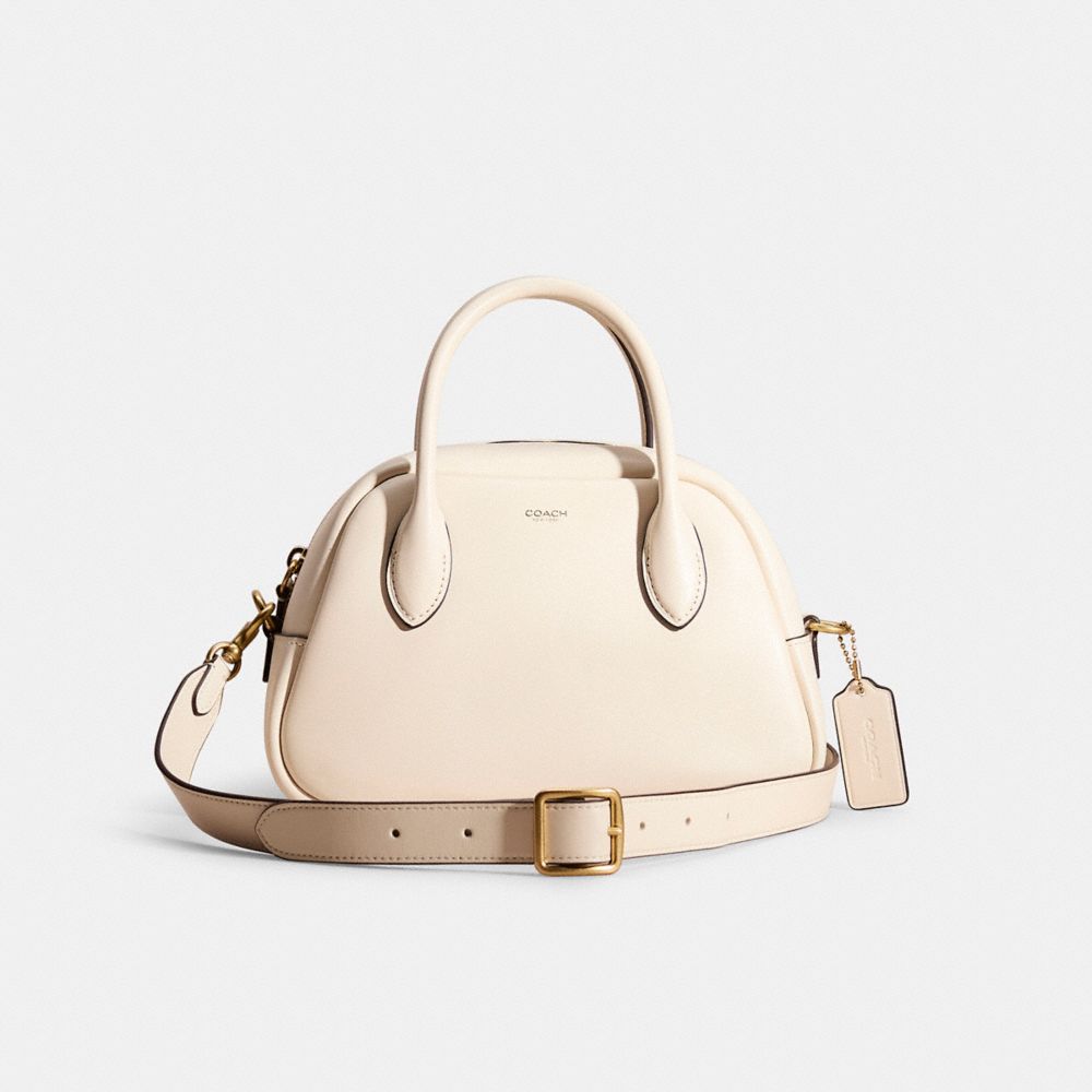 Coach Restored Borough Bowling Bag In Brass/chalk