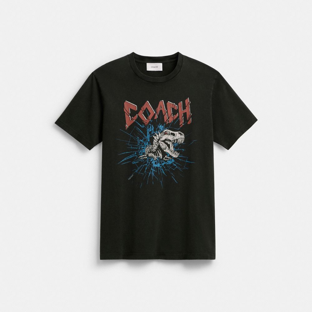 COACH®,Signature Skeleton Rexy T Shirt,,Front View