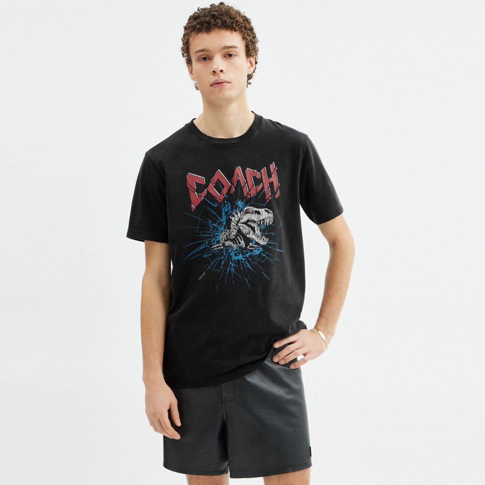 COACH®,Signature Skeleton Rexy T Shirt,,Scale View