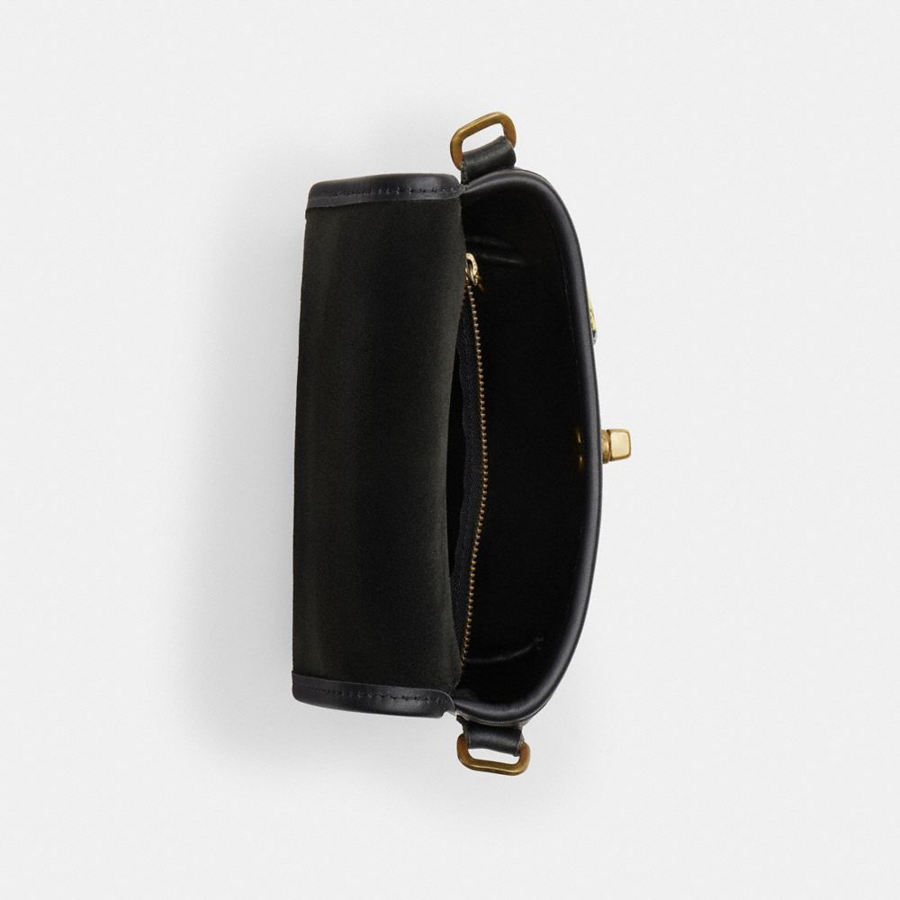 COACH®,Upcrafted Vintage Companion Flap Bag,,Inside View,Top View