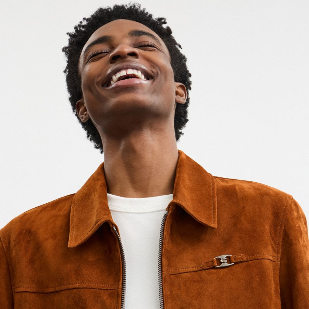 Lightweight Suede Heritage C Jacket