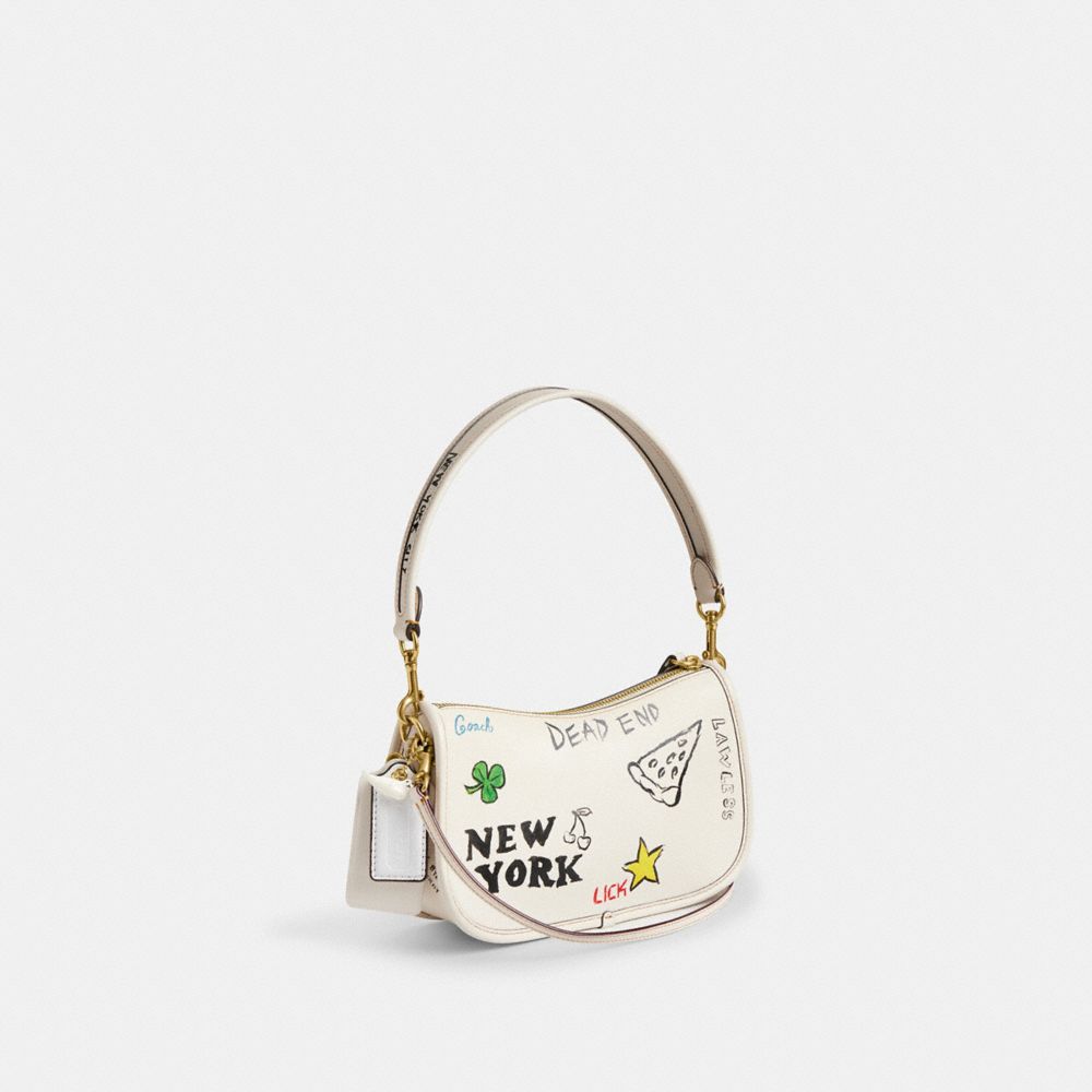 COACH®,Upcrafted Swinger Bag,,Angle View