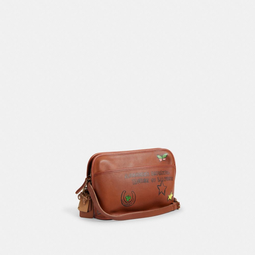 COACH®,Upcrafted Vintage Oliver Bag,,Angle View