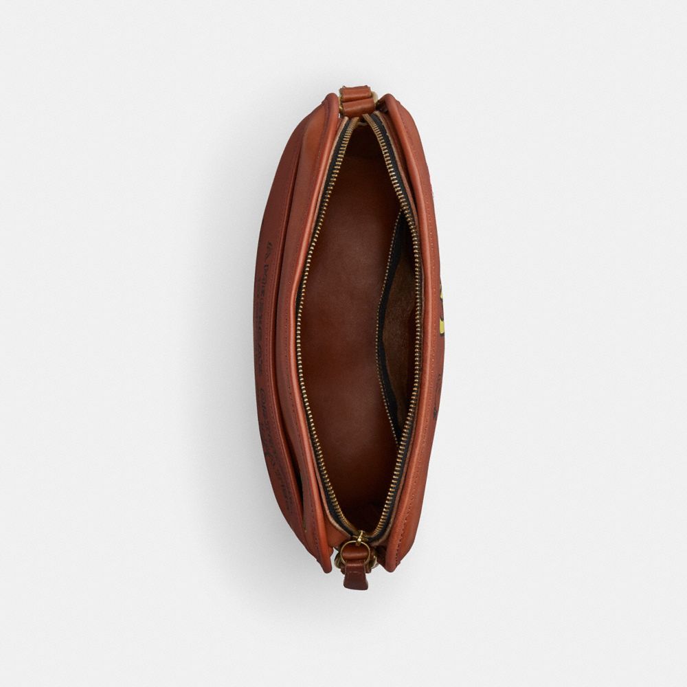 COACH®,Upcrafted Vintage Oliver Bag,,Inside View,Top View