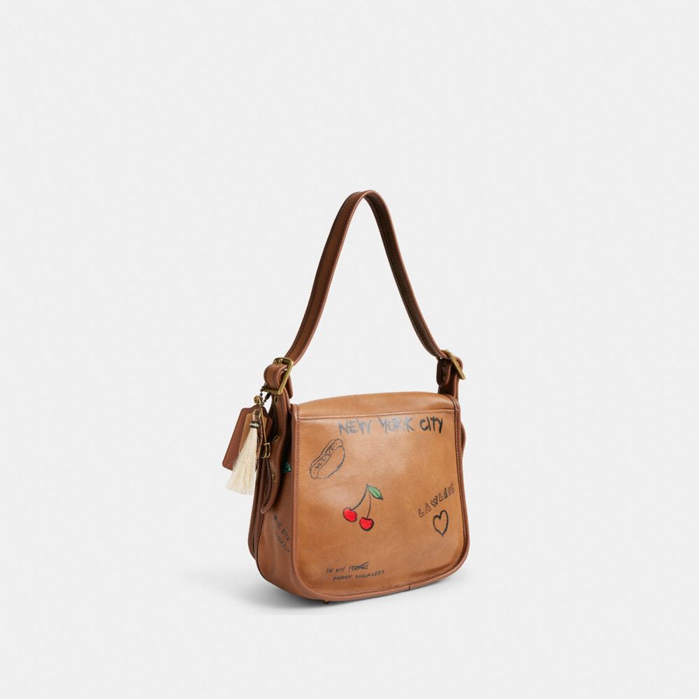 COACH®,Upcrafted Vintage Stewardess Bag,,Angle View