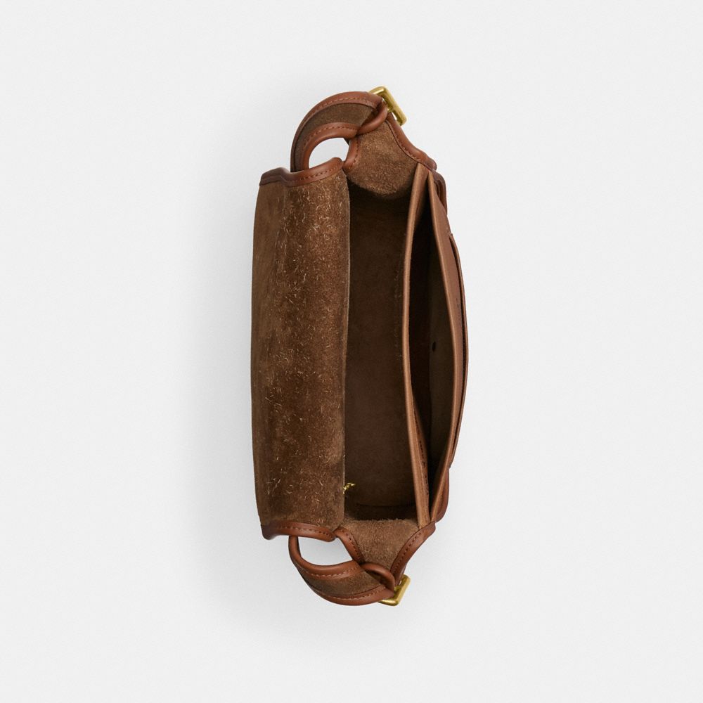 COACH®,Upcrafted Vintage Stewardess Bag,,Inside View,Top View