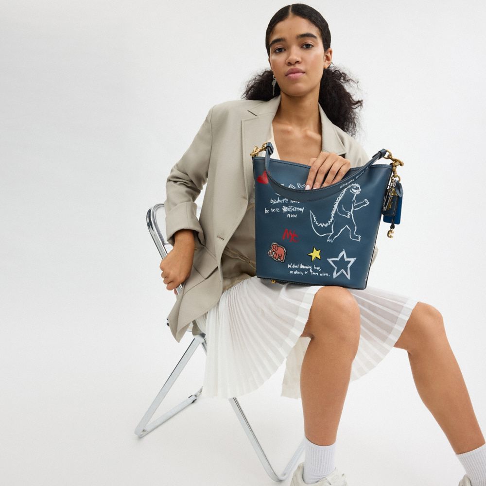 COACH®,Upcrafted Dakota Bucket Bag,,Detail View