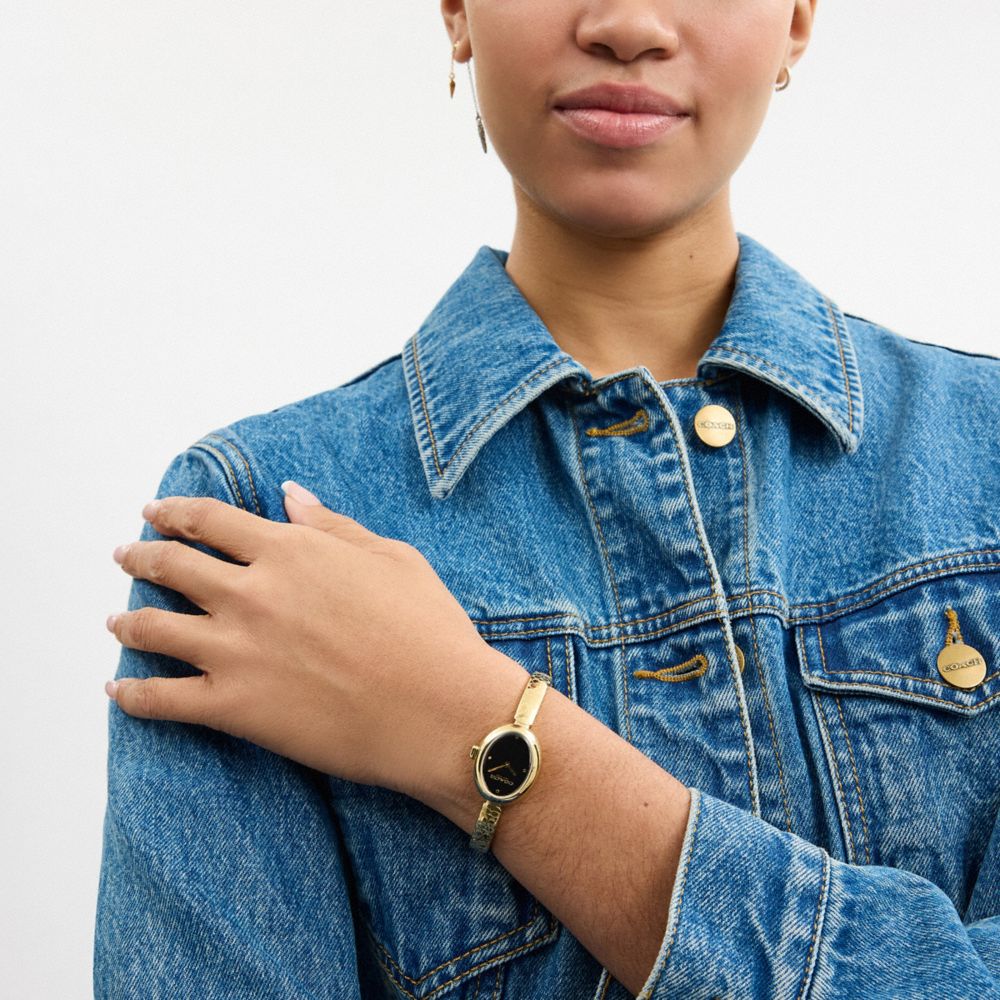 Coach Sammy Watch, 22.5mm In Gold