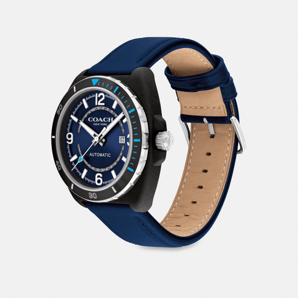 Coach Charter Automatic Watch, 44mm In Blue
