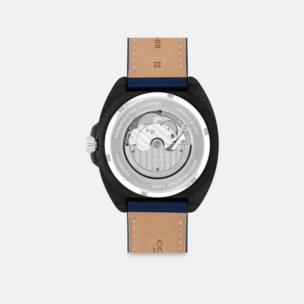 Coach Charter Automatic Watch, 44mm In Blue