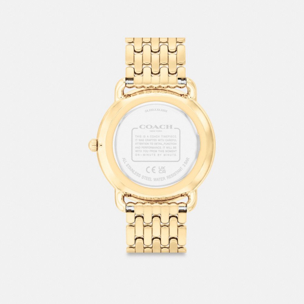 COACH®,Elliot Watch, 36 Mm,,Back View