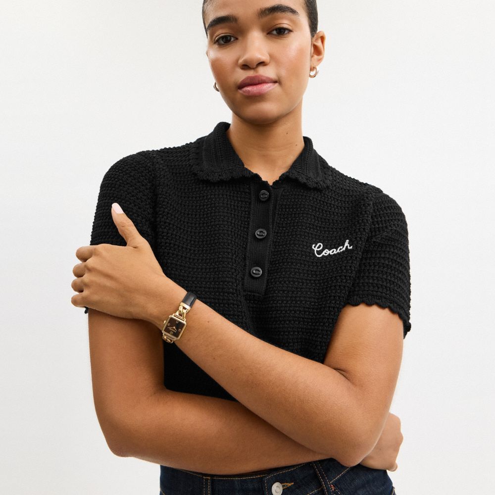 Coach Cass Watch, 22mm In Black