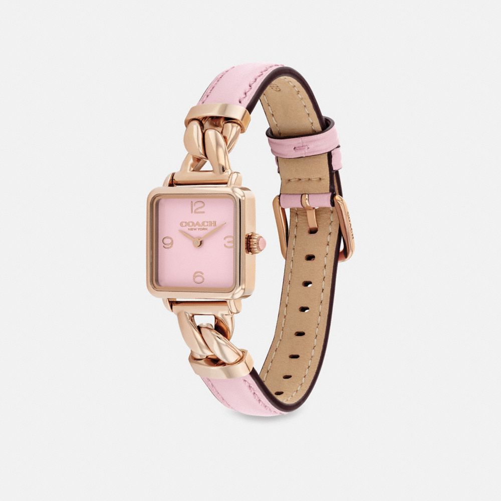 Coach Cass Watch, 22mm In Pink