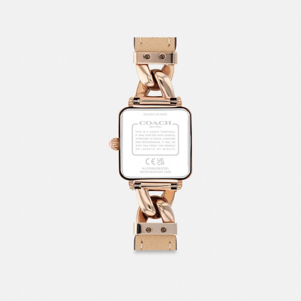 Coach Cass Watch, 22mm In Pink